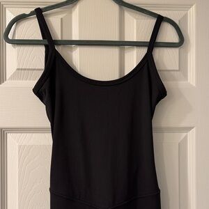 Black Ribbed body suit